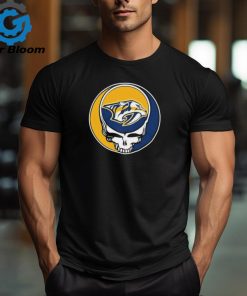 Official Nashville Predators Grateful Dead Logo Band Shirt