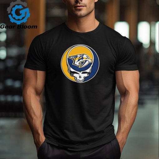 Official Nashville Predators Grateful Dead Logo Band Shirt