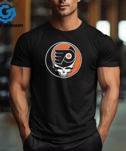 Official Philadelphia Flyers Grateful Dead Logo Band Shirt