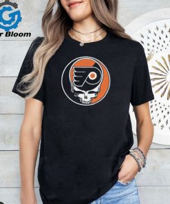 Official Philadelphia Flyers Grateful Dead Logo Band Shirt