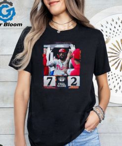 Official Philadelphia Phillies Win 7 2 New York Mets 2024 MLB World Tour London Series Final Score Shirt