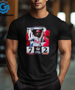 Official Philadelphia Phillies Win 7 2 New York Mets 2024 MLB World Tour London Series Final Score Shirt