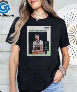 Official Poster Congrats To Baylor Scheierman Has Been Picked 30 At Round 1 By Boston Celtics At 2024 NBA Draft t shirt