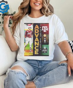 Official Poster Texas A&M Baseball Advance To The National Championship 2024 NCAA Division I t shirt