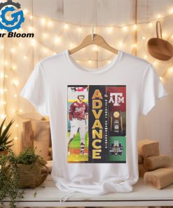 Official Poster Texas A&M Baseball Advance To The National Championship 2024 NCAA Division I t shirt