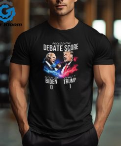 Official Presidential Debate Trump 1 Biden 0 shirt