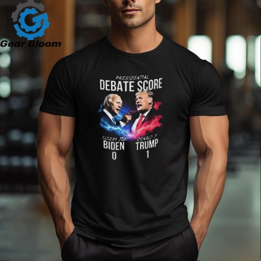 Official Presidential Debate Trump 1 Biden 0 shirt