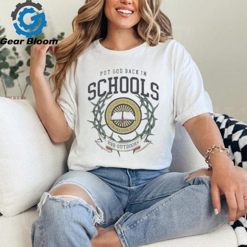 Official Put God Back In Schools Shirt