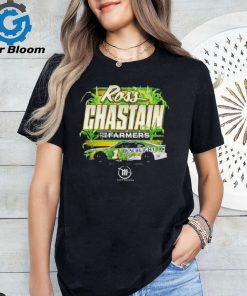 Official Ross Chastain For The Farmers Racing Team Collection Busch Light Car T Shirt