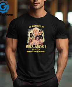 Official WWE In Memory Of Sika Anoa’i 1945 2024 signature thank you for the memories t shirt