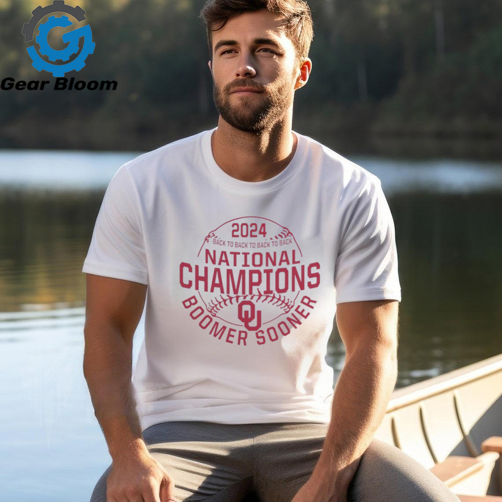 Oklahoma Sooners Back To Back To Back To Back NCAA Division I Softball National Champions Shirt