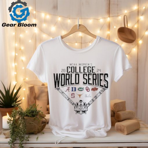 Original Official 2024 Women’s College World Series 8 Teams Bound Shirt