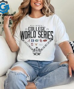 Original Official 2024 Women’s College World Series 8 Teams Bound Shirt