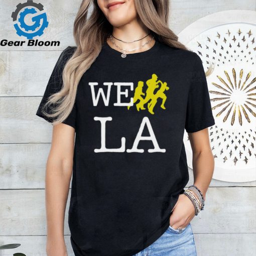 Popout we run LA shirt