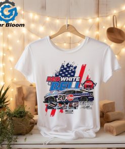 Red white and Christopher Bell 2024 Charlotte Motor Speedway Coca Cola 600 race win shirt