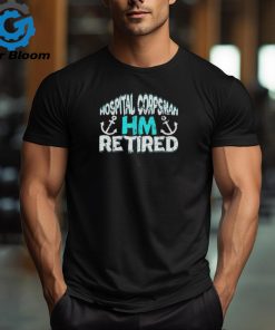 Retired Navy Hospital Corpsman Retirement Gift Military Women T shirt