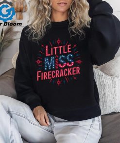 Retro Little Miss Firecracker 4th Of July SVG shirt