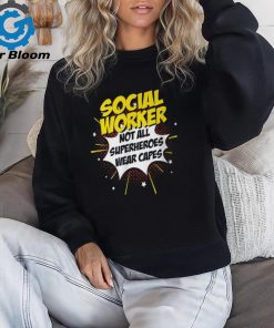 Social Worker Superhero Product Comic Idea T Shirt