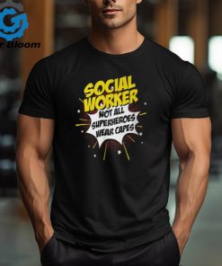 Social Worker Superhero Product Comic Idea T Shirt