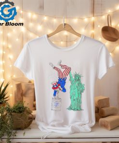 Statue of Liberty keg stand tank almost friday 4th Of July shirt