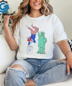 Statue of Liberty keg stand tank almost friday 4th Of July shirt