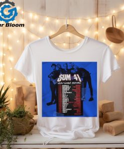 Sum 41 Rock Band UK EU Summer Festivals 2024 T Shirt