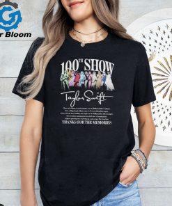 Taylor 100th show thanks for the memories shirt