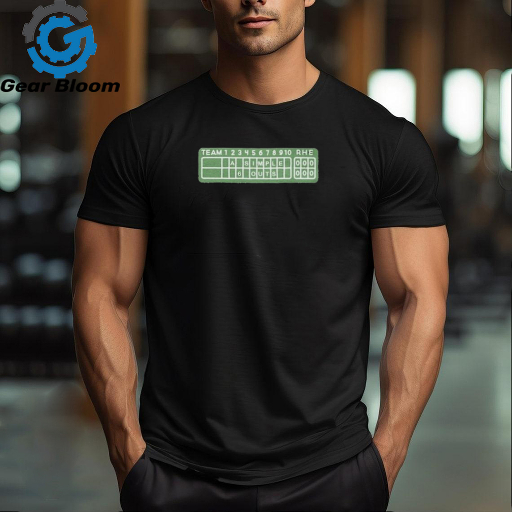 Team RHE A Simple 6 Out T Shirts Team RHE A Simple 6 Out T Shirts