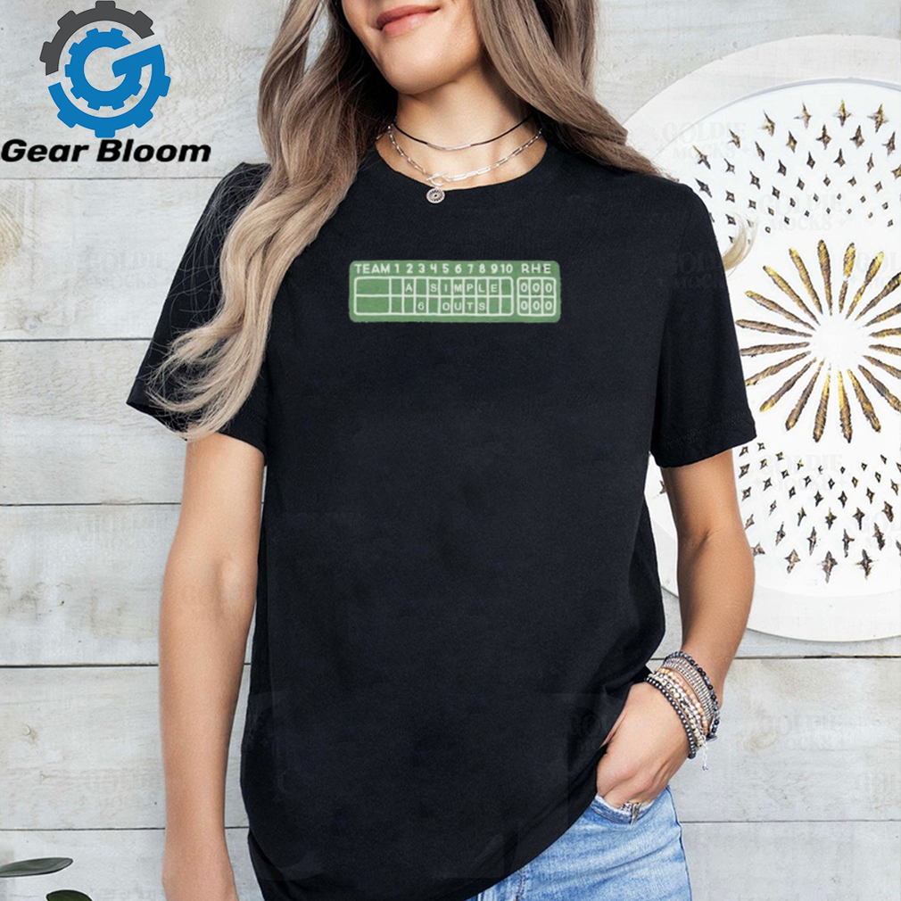 Team RHE A Simple 6 Out T Shirts Team RHE A Simple 6 Out T Shirts