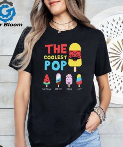 The Coolest Dad Funny Ice Cream Personalized Custom T Shirt