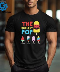 The Coolest Dad Funny Ice Cream Personalized Custom T Shirt