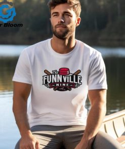 The Funnville Nine podcast of Richmond Flying Squirrels logo shirt