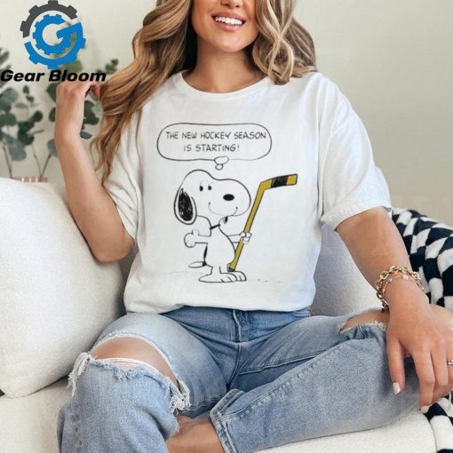 The New Hockey Season Is Starting Snoopy Shirt