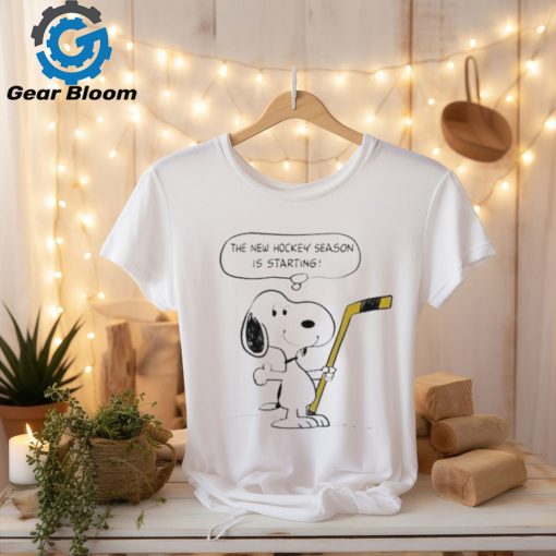 The New Hockey Season Is Starting Snoopy Shirt