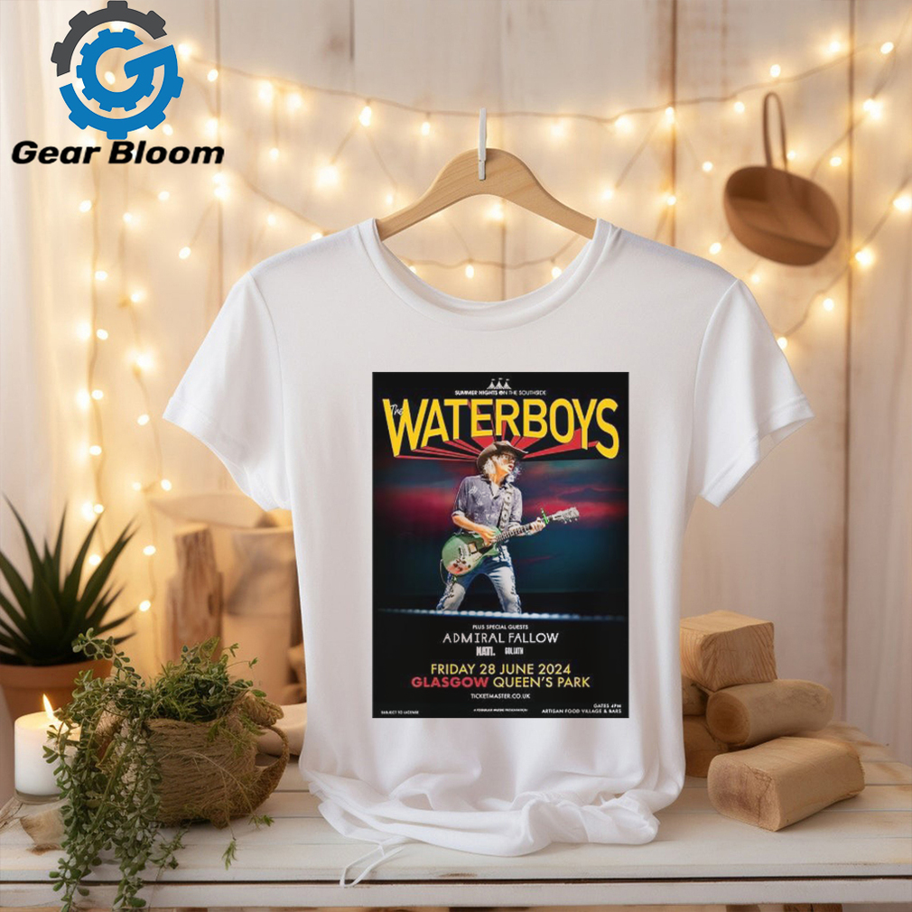 The Waterboys Plus Special Guests Admiral Fallow Friday 28 June 2024 Glasgow Queen’s Park shirt The Waterboys Plus Special Guests Admiral Fallow Friday 28 June 2024 Glasgow Queen’s Park shirt