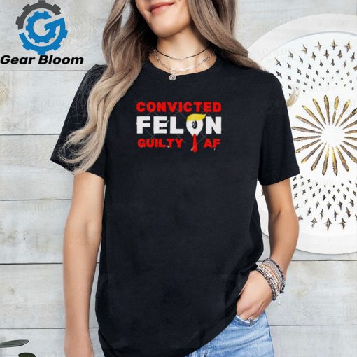 Trump Convicted Felon Guilty Lock Him Up Trump shirt