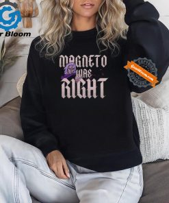 Babsdraws Merch Magneto Was Right Shirt