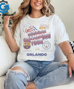 Barcelona X Manchester City Match up Orlando July 30, 2024 T shirt