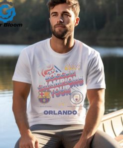 Barcelona X Manchester City Match up Orlando July 30, 2024 T shirt