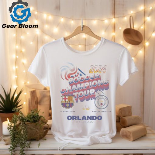 Barcelona X Manchester City Match up Orlando July 30, 2024 T shirt