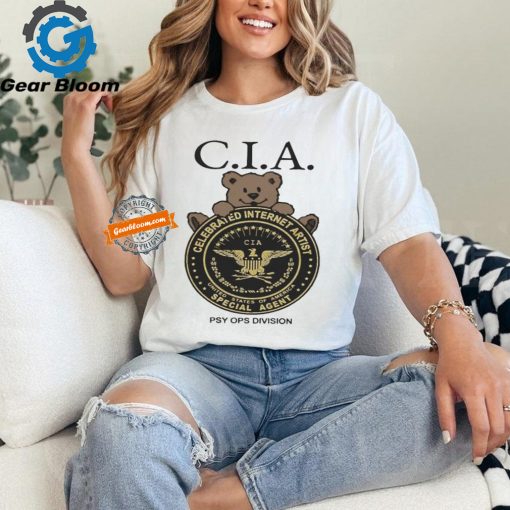 C.i.a. celebrated internet artist special agent psy ops division shirt