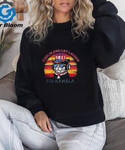 Cat Ladies For Kamala 2024 Childless Cat Lady is Voting Kamala Harris T shirt