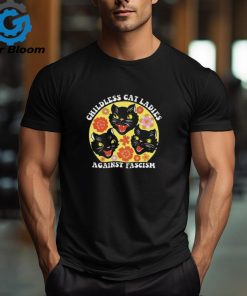 Childless Cat Ladies Against Fascism Kamala Harris 2024 Feminist T shirt