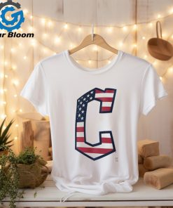 Cleveland Guardians C logo x Flag of the United States shirt