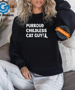 Cole & Marmalade Purroud Childless Cat Guy Shirt