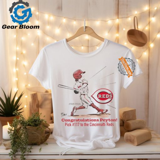 Congratulations Peyton Stovall pick 177 to the Cincinnati Reds shirt