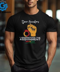 Dear Ancestors I Understood The Assignment Shirt