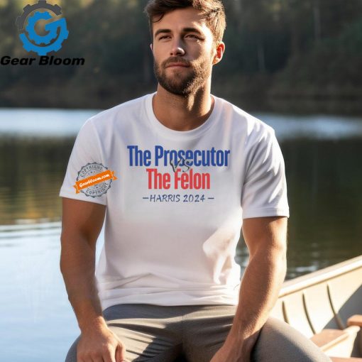 Design The Prosecutor VS the Felon Kamala Harris 2024 Softstyle T Shirt