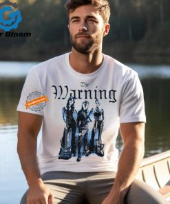 Funny The warining blue fade white 2024 shirt