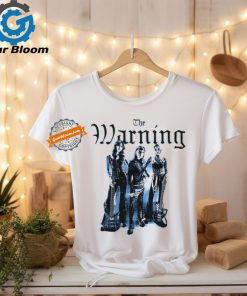 Funny The warining blue fade white 2024 shirt